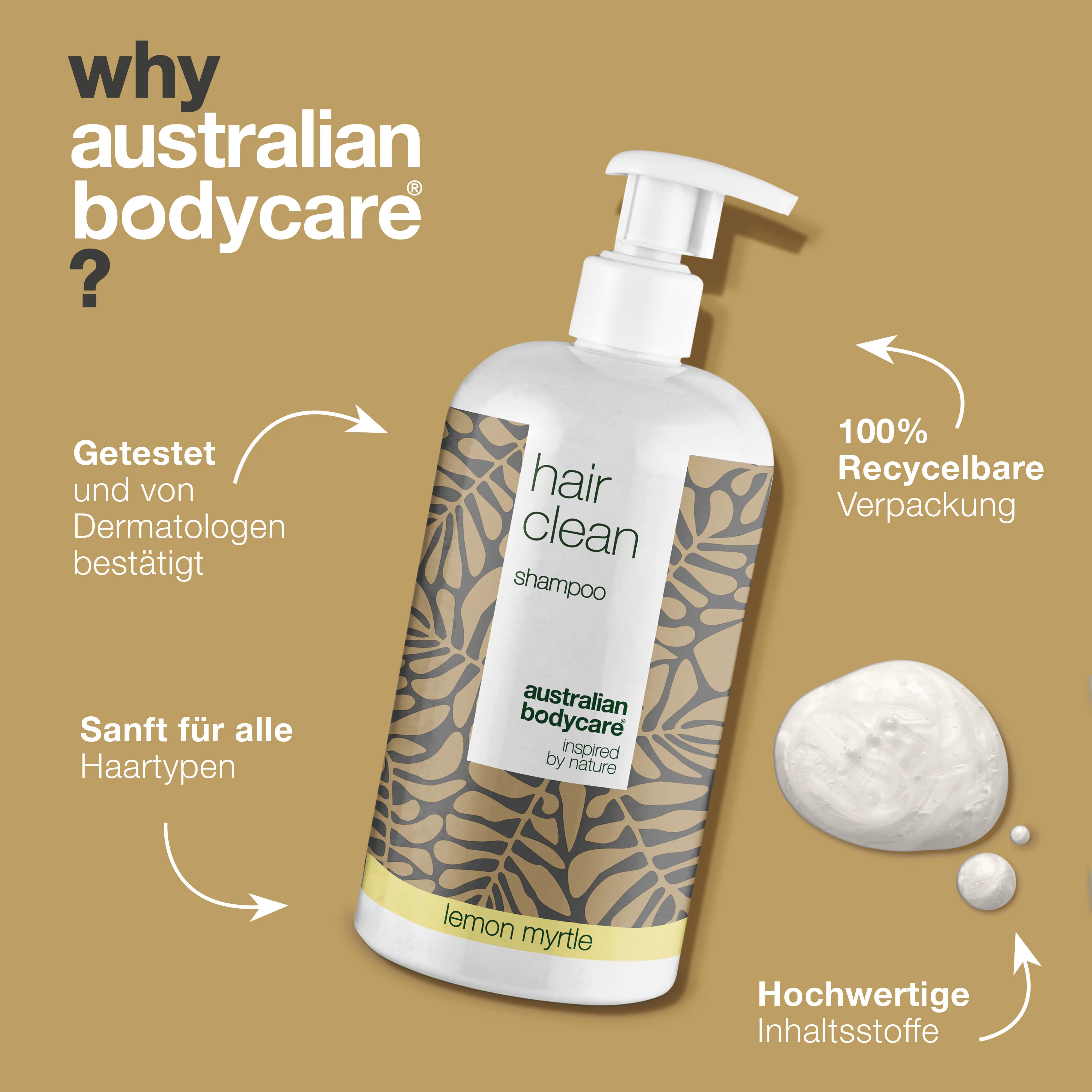 4 für 3 Shampoos mit Teebaumöl 500ml Zitronenmyrte - Vorteilspack — Vorteilspack mit 4 Shampoos (500 ml): Teebaumöl Zitronenmyrte - Image 4