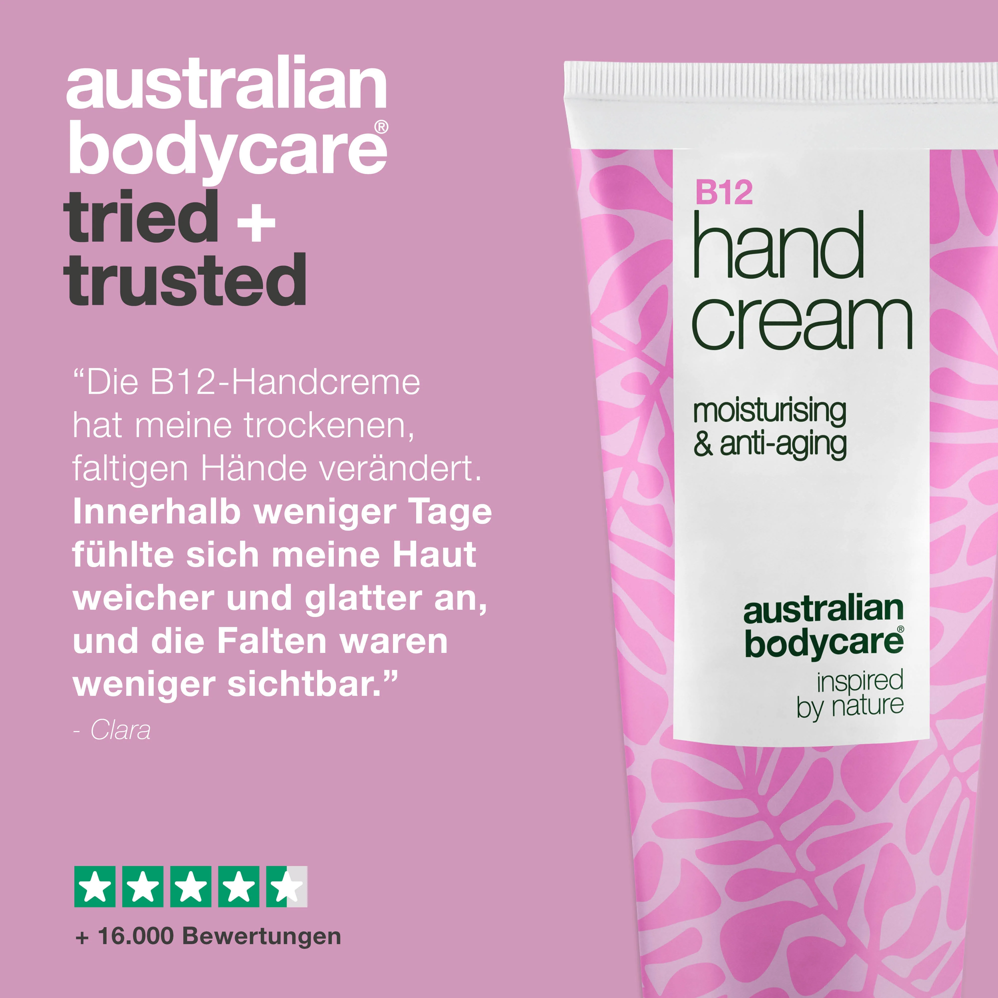 B12 Handcreme für trockene, rissige Hände – Feuchtigkeitspflege — B12 Handcreme für glatte, weiche Hände. Reduziert Trockenheit und Falten mit intensiver Feuchtigkeitspflege. - Image 5