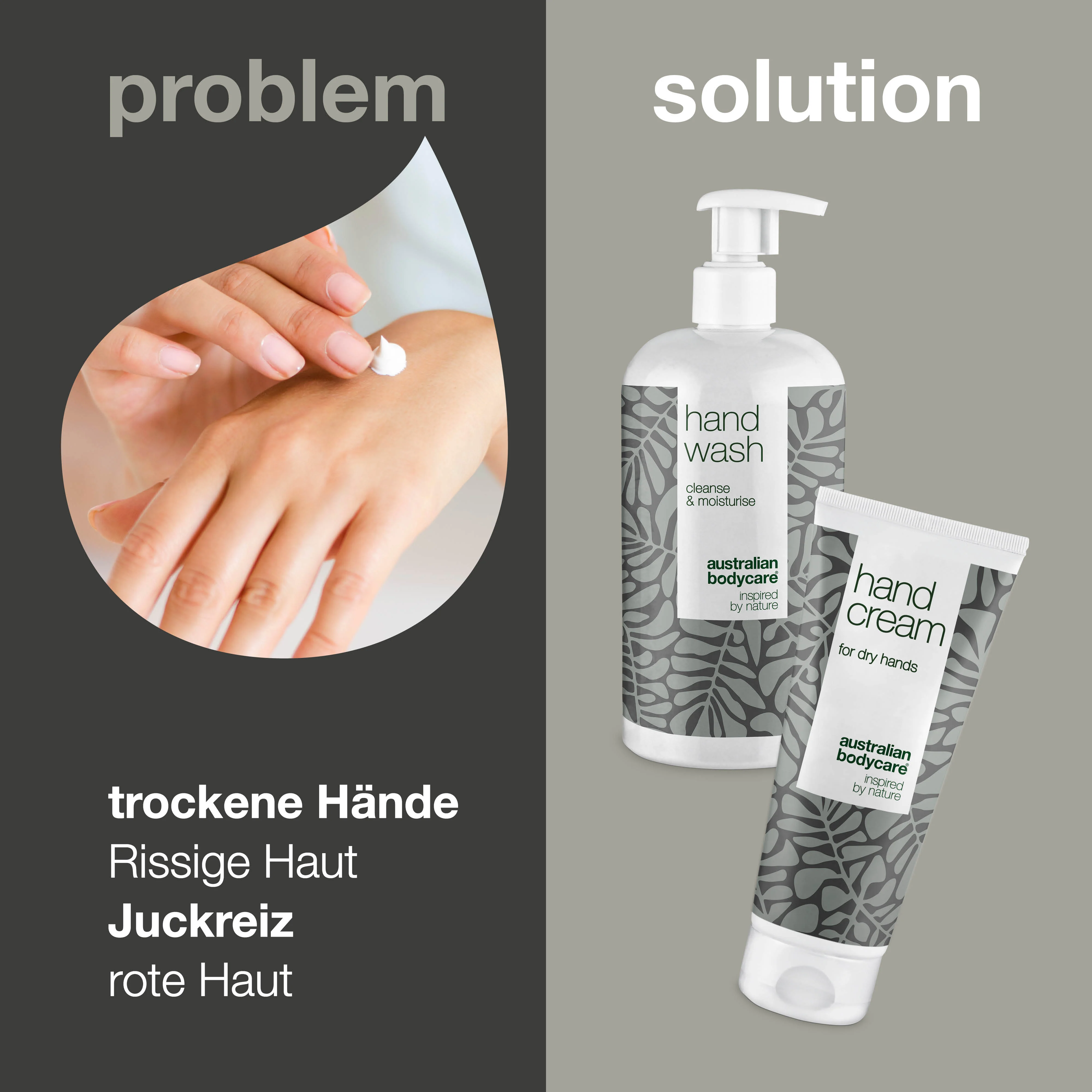 Handpflege-Paket gegen trockene, rissige und juckende Hände — Handseife und Handcreme für trockene Hände mit Rissen - Image 2