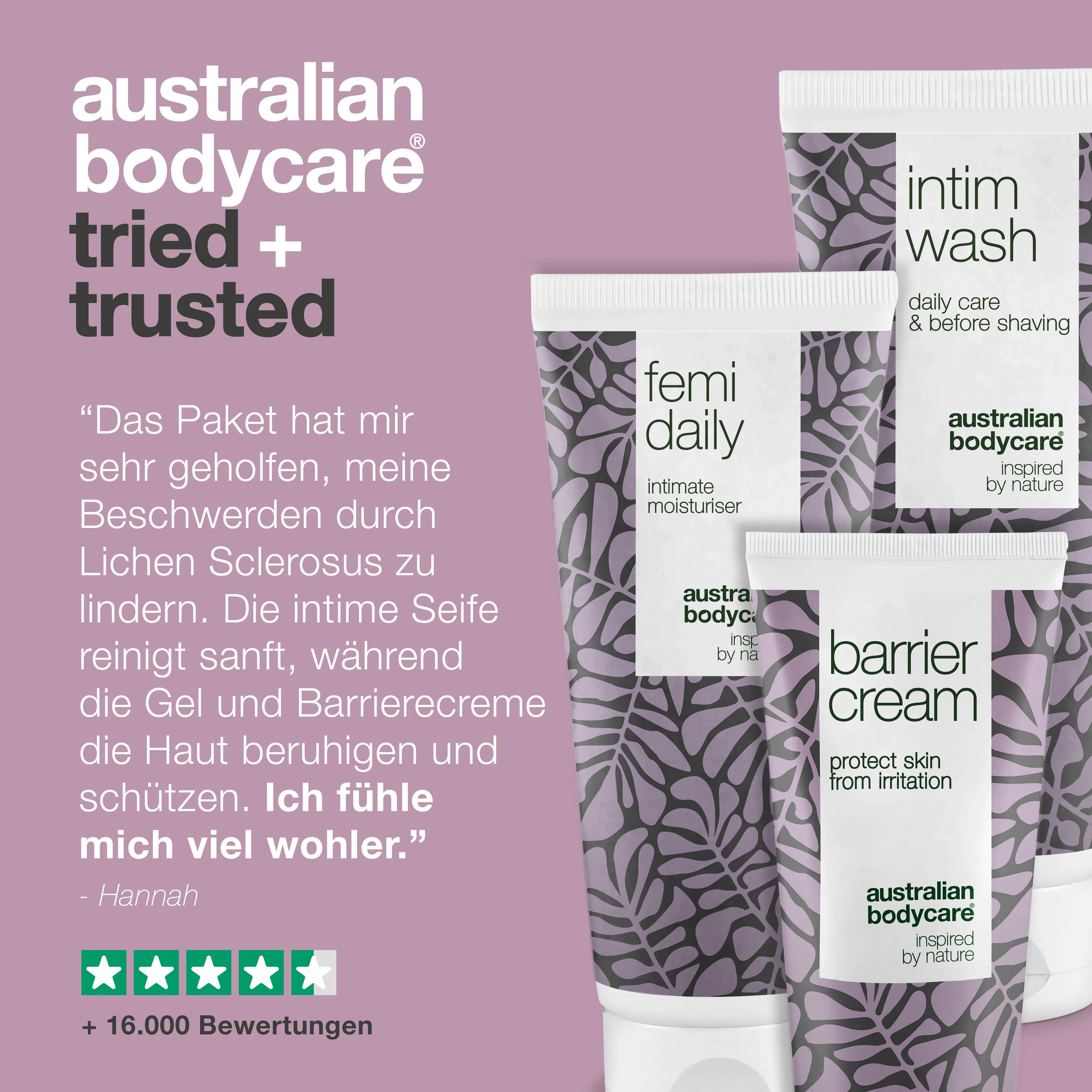 3-er Paket zur Pflege bei Lichen Sclerosus — Beruhigende Intimprodukte pflegen und schützen bei Juckreiz und Schmerzen - Image 5