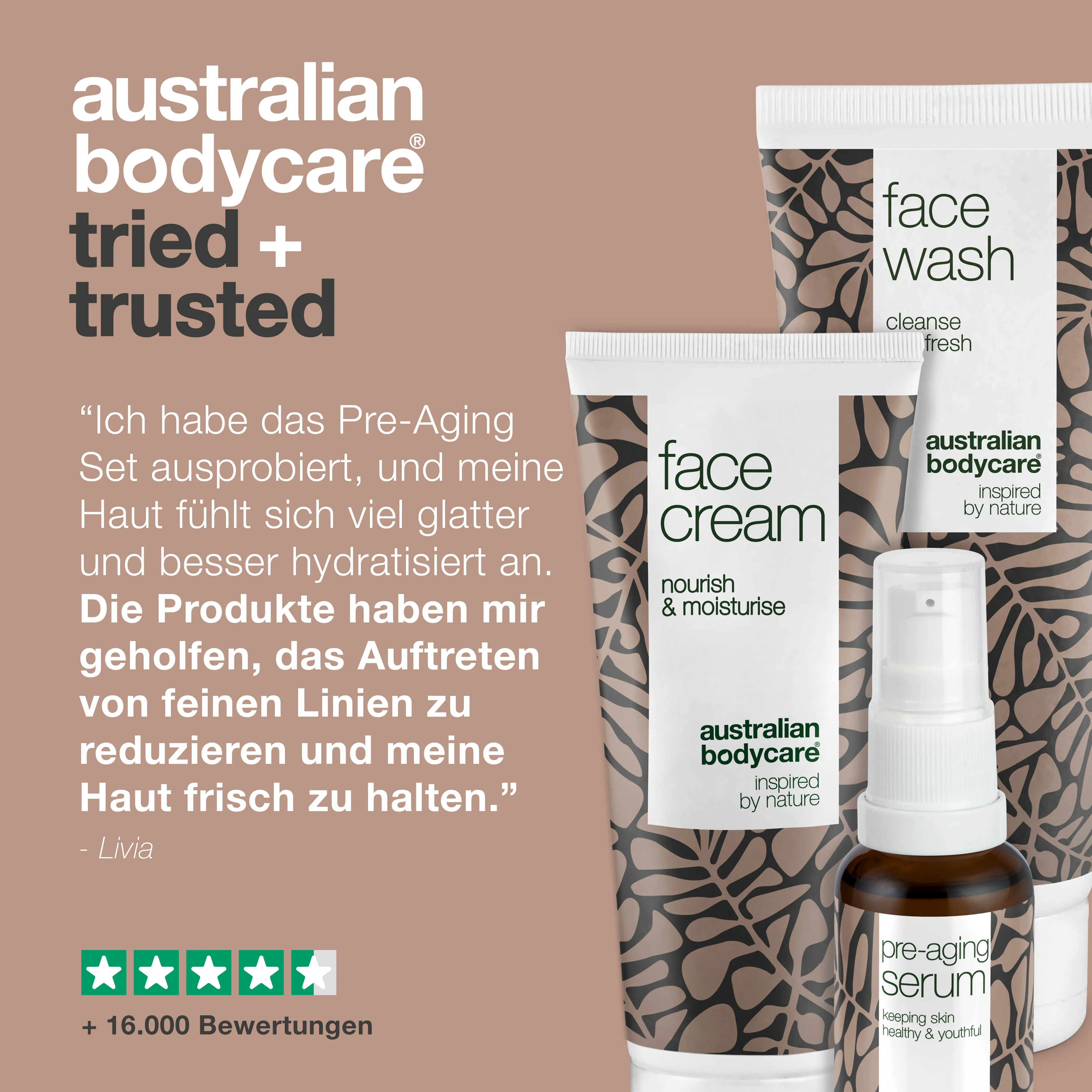Pre-Aging Set zur Vorbeugung von Falten — 3 Anti Age Produkte für junge Haut und zur Vorbeugung von Falten - Image 5