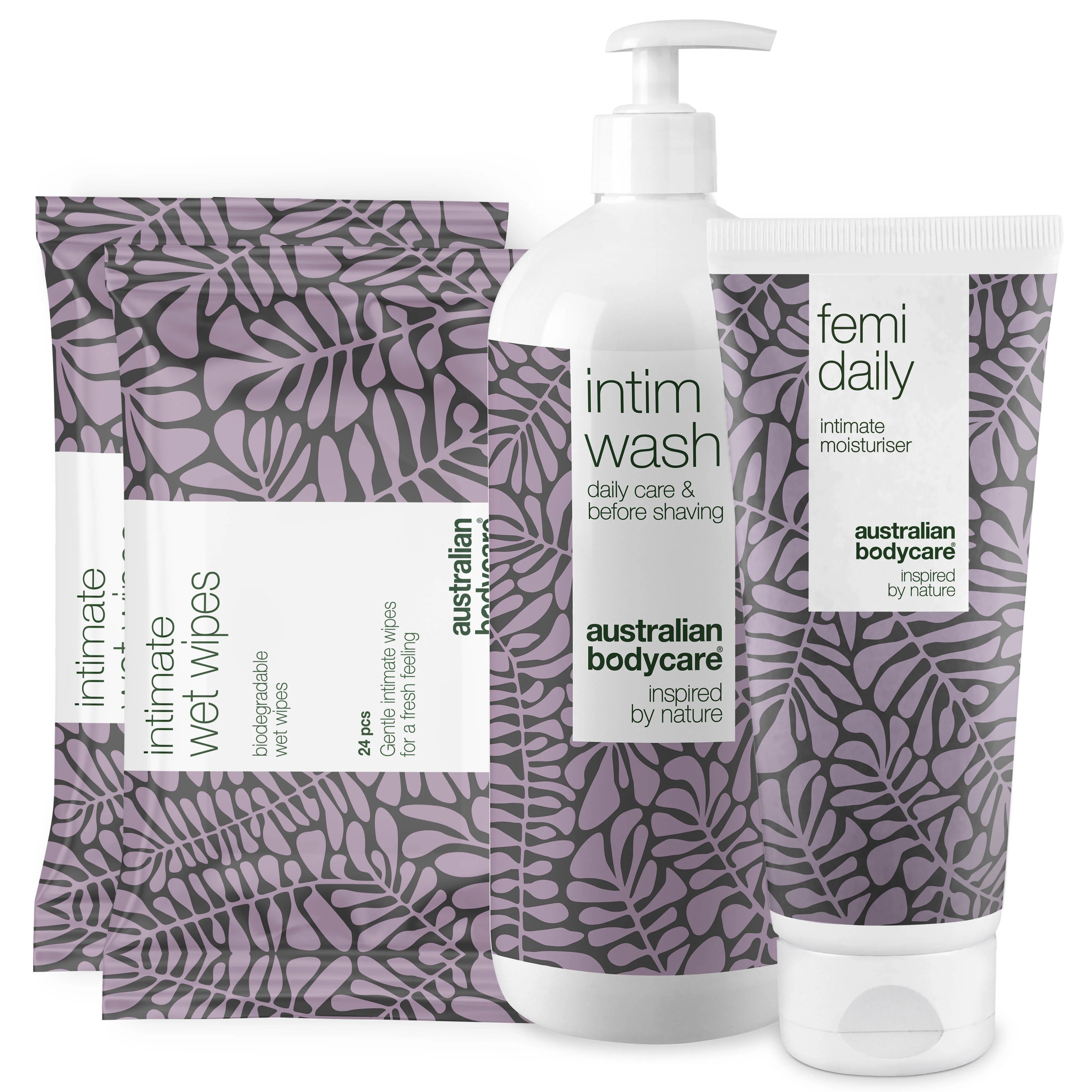 XL Intimpflege Set — Intimprodukte gegen Juckreiz, Brennen, Scheidentrockenheit und Reizungen